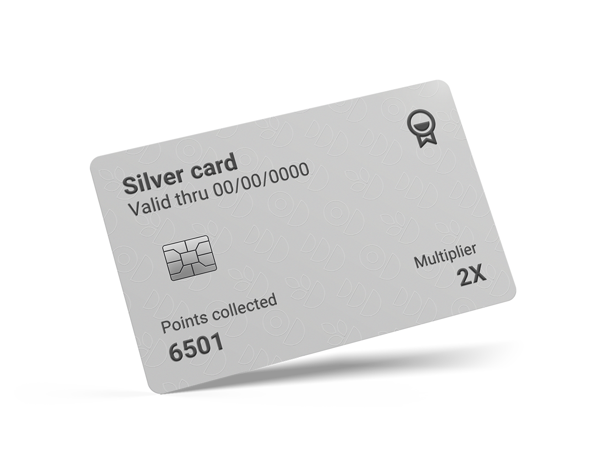 Silver card